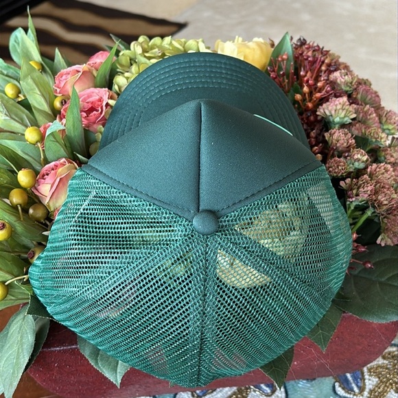 Brand New Ulta Beauty Green Teal “Offline” Trucker Hat Adjustable Baseball Cap - Picture 3 of 15